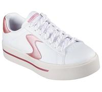 Skechers Damen Camdenn-Metallic Skies Sneaker, Weiß/Pink, 41 EU