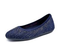 Skechers Damen Cleo 2.0-Glitzy Daze Ballerinas, Marineblau, 39 EU
