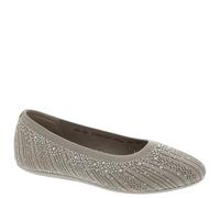 Skechers Damen Cleo 2.0-Glitzy Daze Ballerinas, Taupe, 38 EU