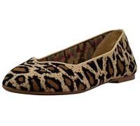 Skechers Damen Cleo - Claw-some Geschlossene Ballerinas, Braun Natural Flat Knit Nat, 37 EU