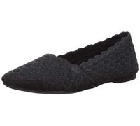 Skechers Damen Cleo-Honeycomb Ballerinas, Schwarz, 38 EU