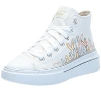 Skechers Damen Cordova Classic-chic Love Sneaker, Weiß/Mehrfarbig, 38.5 EU