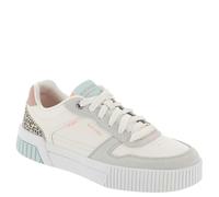 Skechers Damen Court Classics Jade - Feline Instinct, Naturfarben/Mehrfarbig, 35 EU