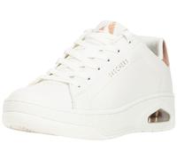 Sneaker SKECHERS "UNO COURT" Gr. 37, rosegold (weiß, roségoldfarben) Damen Schuhe Sneaker mit Metallic-Applikation (74338120-37)