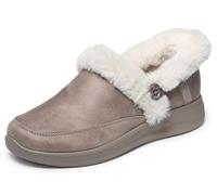 Skechers - Hausschuhe SLIP-INS - Cozy Escape - braun - Größe 37