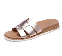 Skechers Damen Desert Kiss Low Peak Look Schiebe-Sandalen, Rosegold Duraleather, 38 EU