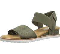 Skechers Damen Desert Kiss Sandals, Olive Microfiber Suede/Gore Trim, 37 EU