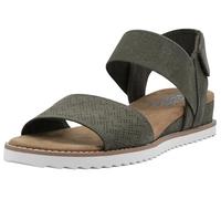 Skechers Damen Desert Kiss Sandals, Olive Microfiber Suede/Gore Trim, 37 EU