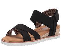Skechers Desert Kiss- Secret Picnic 33386-BLK, Womens sandals, black, 39 EU