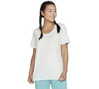 Skechers Damen Diamond Wash Hatha Tunika T-Shirt, X-Klein, Aqua