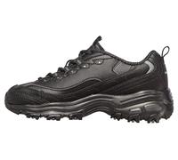 Skechers Damen D'lites-Fresh Start Sneaker, Schwarz Silberfarben, 37.5 EU
