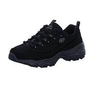 Skechers D Lites Damen Sneaker Low Schwarz Schuhe, Größe:38