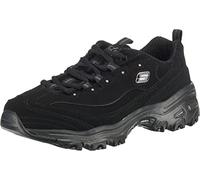 Skechers D Lites Damen Sneaker Low Schwarz Schuhe, Größe:38