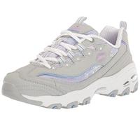 Skechers Damen D'lites-Splendid Journey Sneaker, Lgmt=Hellgrau/Mehrfarbig, 36.5 EU