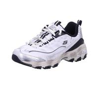 Skechers Damen D'lites Vintage Vision Sneaker, Black Leather Multi Trim, 37 EU