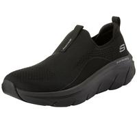 Skechers Damen D'LUX Walker 2.0 Bold State, Black Knit/Gunmetal Trim, 43 EU