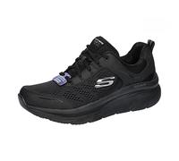 Skechers Damen D'lux Walker Infinite Motion sneakers,sports shoes, Black Leather Mesh Trim, 39.5 EU