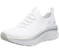SKECHERS 149366/WSL D'Lux Walker-Let It Glow Damen Sneaker Turnschuhe VEGAN weiß/silber Weiß 41