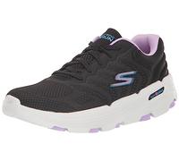 Skechers Damen Driven GO Run 7.0 ANGETRIEBEN, Black Textile/Lavender Trim, 38.5 EU