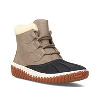 Skechers Damen Duck Boot Gummistiefel, Schwarz/Taupe, 37 EU