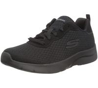 Sneaker SKECHERS "Dynamight 2.0 - Eye to Eye", Damen, Gr. 36, schwarz, Lederimitat, Textil, Schuhe Sneaker, Freizeitschuh, Halbschuh, Schnürschuh mit Memory Foam (76803826-36) schwarz