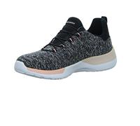 Slip-On Sneaker SKECHERS "DYNAMIGHT-BREAK-THROUGH" Gr. 37, schwarz (schwarz, meliert) Damen Schuhe Sneaker mit praktischem Gummizug (81342124-37)