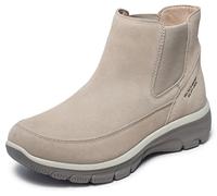 Skechers Damen Easy Going-Casual Icon Hands Free Slip-Ins Stiefelette, Dunkelnatürlich, 39.5 EU