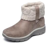 Skechers Damen Easy Going-Cozy Weather 2-Hands Free Slip-ins Stiefelette, Taupe, 38.5 EU