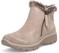 Skechers Damen Easy Going-High Zip Fashion Boot, Pilz, 38 EU