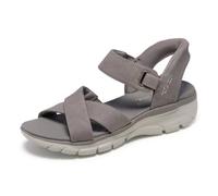 Skechers Damen Easy Going-Somewhere Sunny Sandalen, Taupe, 36.5 EU
