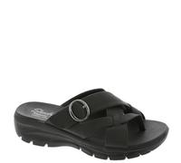 Skechers Damen Easy Going-Sundown Flip-Flop, Schwarz/Schwarz, 39 EU