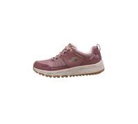 Skechers Damen Escape Plan Endless Pursuit Oxford, Mauve Leder Mesh Gelb Rand, 36 EU