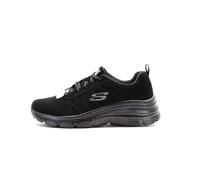 Skechers Damen Fashion Fit True Feels Sneaker, Schwarz, 40 EU