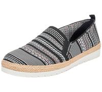 Skechers Damen Flexpadrille 3.0 Island Muse, Schwarz und Mehrfarbig gestrickt, 35 EU