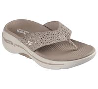 Skechers Damen Flip-Flop, Taupe, 41 EU