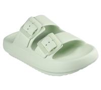 Skechers Damen Foamies Arch Fit Horizon - Wind Down Schiebe-Sandalen, Limette, 41 EU