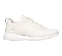 Skechers Damen Bobs Squad Tough Talk Sneaker, White Engineered Knit, 39 EU