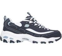 SKECHERS Damen Freizeitschuhe DLITES - BIGGEST FAN NAVY WHITE - Gr. - 36