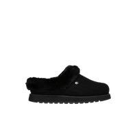 Skechers Damen Keepsakes-Ice Angel Flache Hausschuhe, Schwarz (Black Cable Knit Sweater/Faux Fur Trim BBK), 40 EU