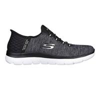 Skechers Damen Summits Dazzling Haze Slip-InTurnschuhe, Black Mesh/White Trim, 38 EU