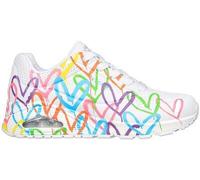 SKECHERS Damen Freizeitschuhe UNO-HIGHLIGHT LOVE Weiß - Gr. - 41