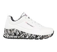 SKECHERS Damen Freizeitschuhe UNO - LOVING LOVE (155506) 37 ½ WHITE BLACK