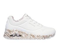 Skechers x JGoldcrown: Uno - Loving Love Sneaker in Weiss/ Rosé, Größe 41