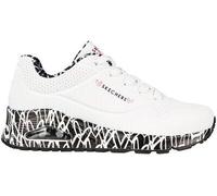 SKECHERS Damen Freizeitschuhe UNO - LOVING LOVE Weiß - Gr. - 41
