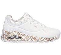 SKECHERS Damen Freizeitschuhe UNO - LOVING LOVE Weiß - Gr. - 42