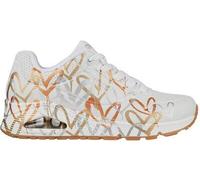 Skechers UNO-Metallic Love 155523-WTGD, Women Sneakers, White, 41 EU
