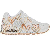 SKECHERS Damen Freizeitschuhe UNO-METALLIC LOVE WHITE GOLD - Gr. - 37