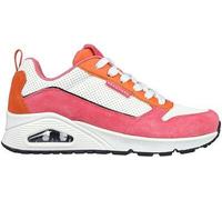 SKECHERS Damen Freizeitschuhe UNO PINK ORANGE - Gr. - 39