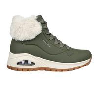 Skechers Stiefelette Lederimitat Olive Warmfutter