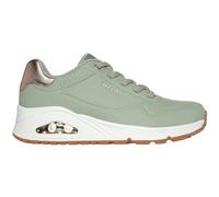 Skechers UNO für Damen - Shimmer Away Sneakers, Salbei, 40 EU
